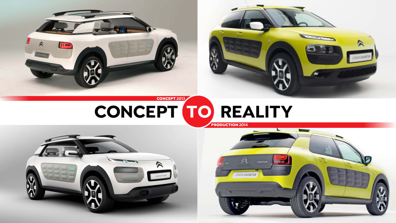 Concept to Reality: Citroen Cactus Concept to Citroen C4 Cactus